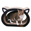 猫用つめとぎ 段ボール キャットトンネル 猫用品 お手入れ用品 爪切り 爪とぎ ダンボールタイプ またたび付き ストレス発散 大きな爪とぎ 猫ベッド 段ボール◇FAM-MJ024