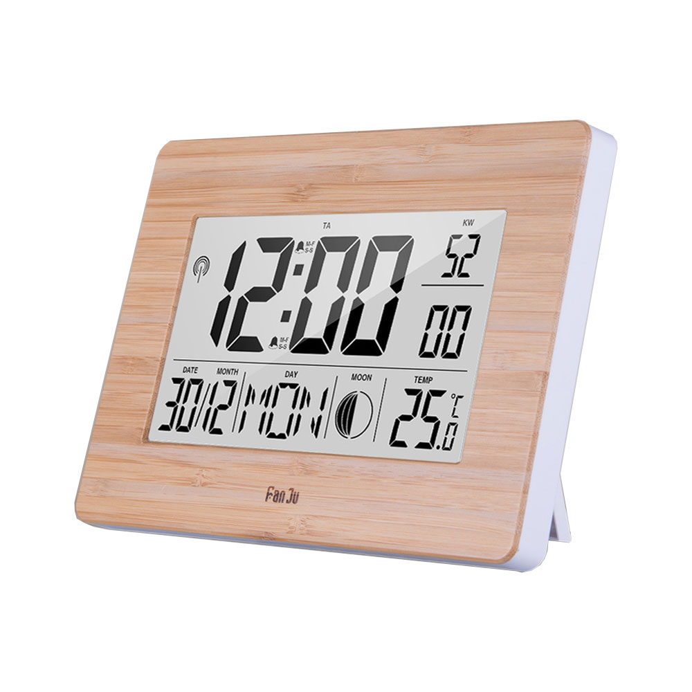 置き掛け兼用 デジタル時計 多機能 温度計 置き掛け両用 目