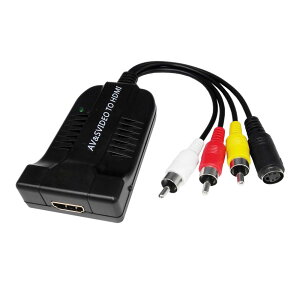 RCAS-VIDEO TO HDMI Ѵץ AV CVBS ǥL/R Sü ʥ ݥå HDMI С 720P 1080Pб FAM-WIISTAR-ASTHڥ᡼ء