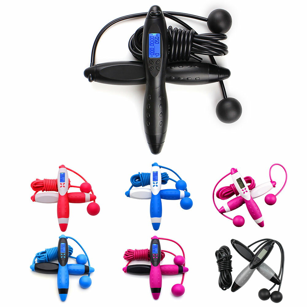 エア縄跳び 縄なし縄跳び なわとび 2way 跳び式 タイマー 跳び回数 カウンター 消費カロリー表示 大人用 子供用 在宅 トレーニング用 室内 室外 自宅 ...