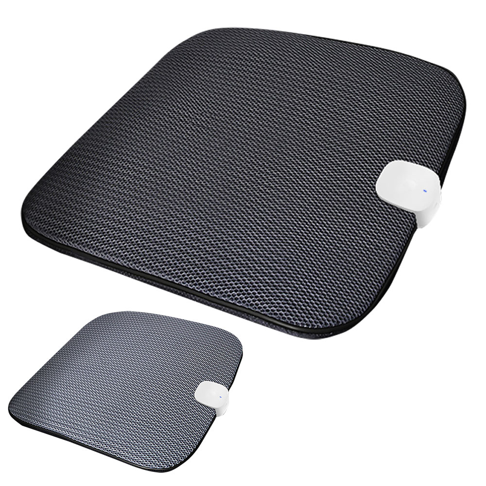 送風シートクッション USB充電式 送風ファン付き エアークッション 長距離 ドライブ デスクワーク 汎用 クールシート 冷却シート クールカーシート エアーシート 車用 オフィス 在宅 座布団 扇風機 涼しい ◇FAM-ML-Z1