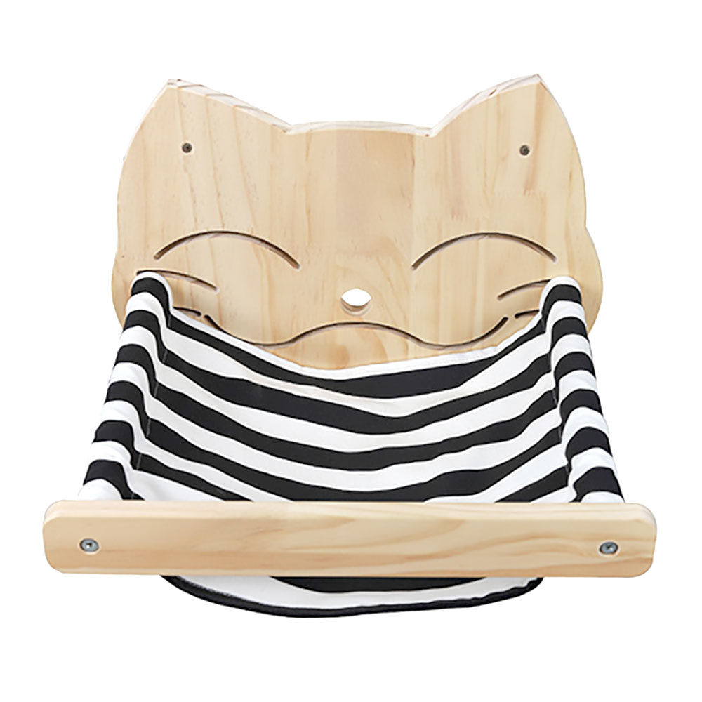 木製 壁掛け 猫用 ハンモック A ネコ ねこ 壁 取付 キャット ベッド 室内 DIY ペット用品 ◇FAM-WW1101-A