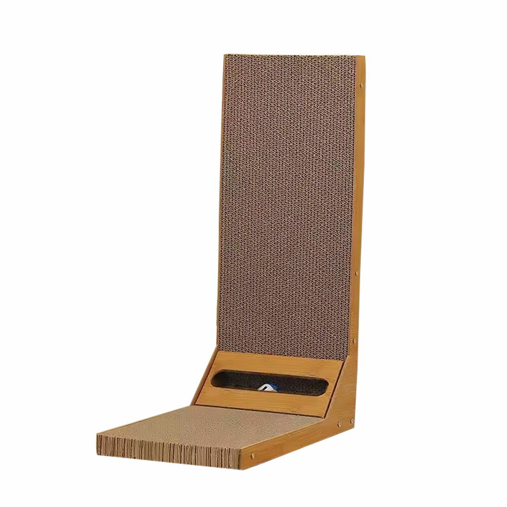 L字型 猫用 爪とぎ ボード A 高さ60cm ネコ ねこ つめとぎ ダンボール スクラッチャー ストレス解消 対策 ペット用品 ◇FAM-MHZ-B01-A