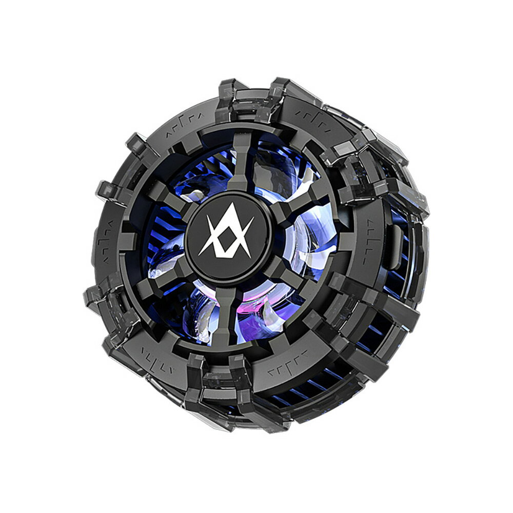 磁力吸着 スマホ 冷却ファン スマートフォン 熱対策 磁気式 クリップ式 2way マグネットプレート付き USB給電式 急速冷却 RGBライト スマホクーラー ◇FAM-JS80C【メール便】