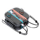 Joy-Con2専用 クリスタル 収納ケース Switch2 スイッチ2 アクセサリー クリアケース 透明 シンプル 可愛い 肉球デザイン ◇FAM-MTT-122-B【メール便】