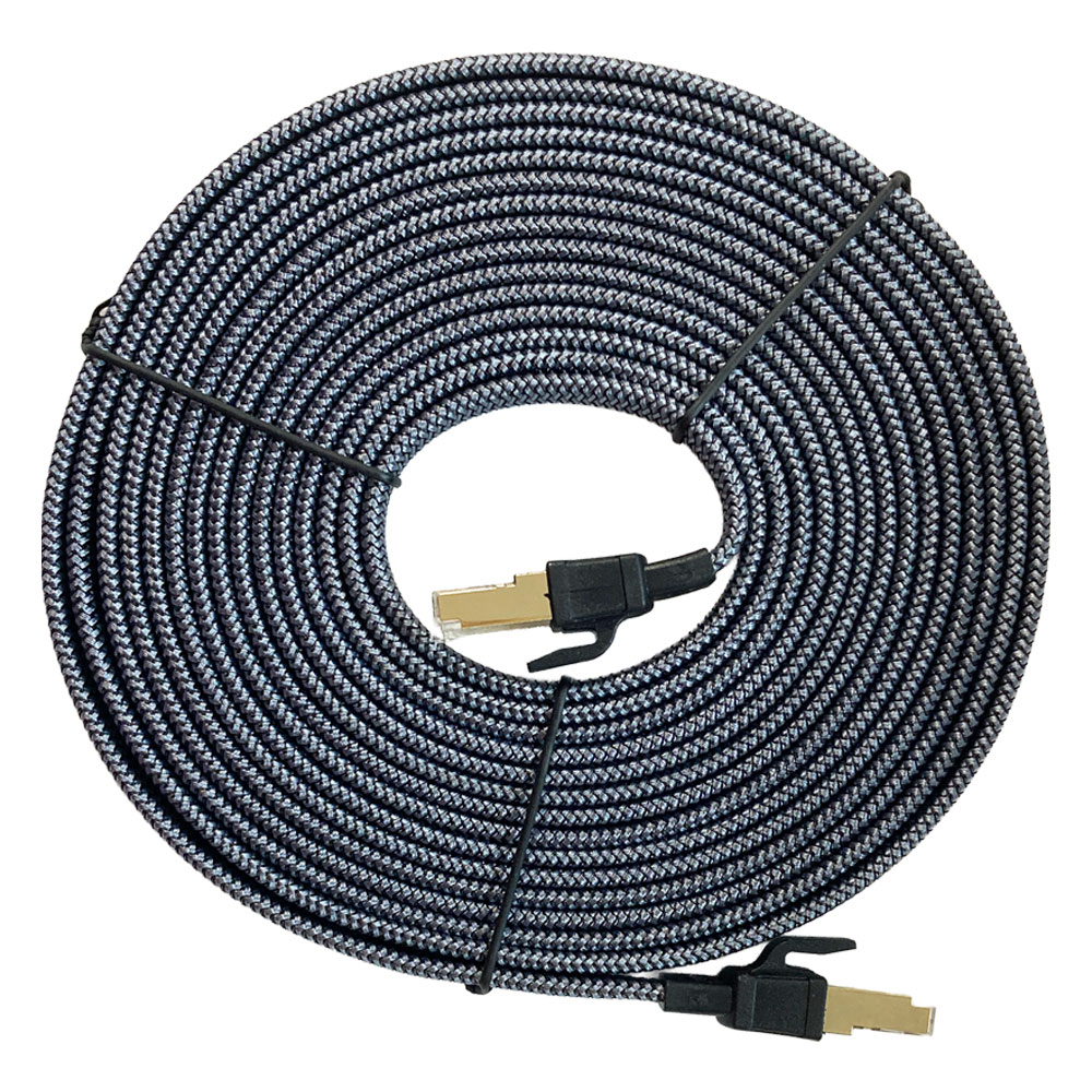 5M CAT8 LANケーブル カテゴリー8 高速 40Gbps 2000MHz フラット ケーブル cat8 ランケーブル ギガ 薄型 ツメ折れ防止 lanケーブル パソコン ゲーム機 ◇FAM-HE-CAT8-5M【メール便】