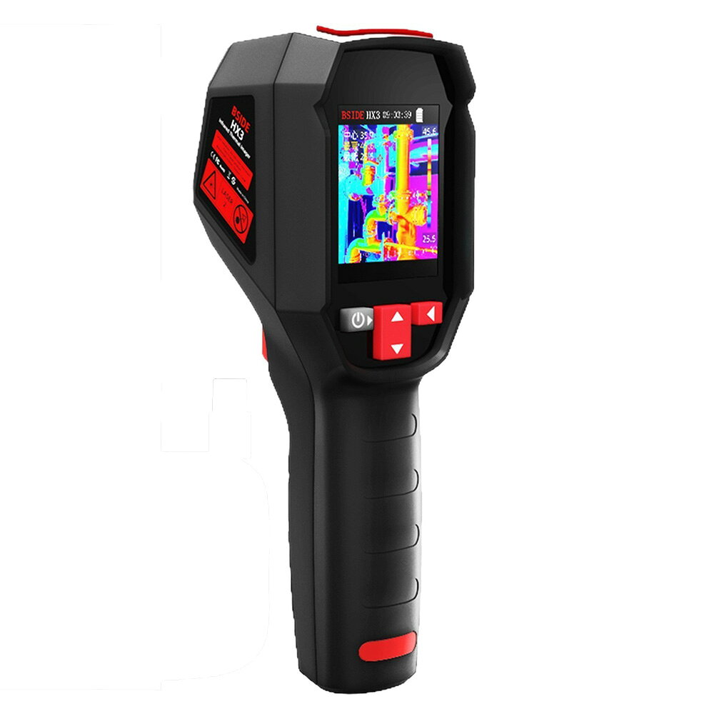 赤外線サーモグラフィ 240x240高解像度 -20℃～550℃ 広範囲測定 50°広角 配管・電気設備・床暖房リーク検査 ◇FAM-HX3-K【メール便】
