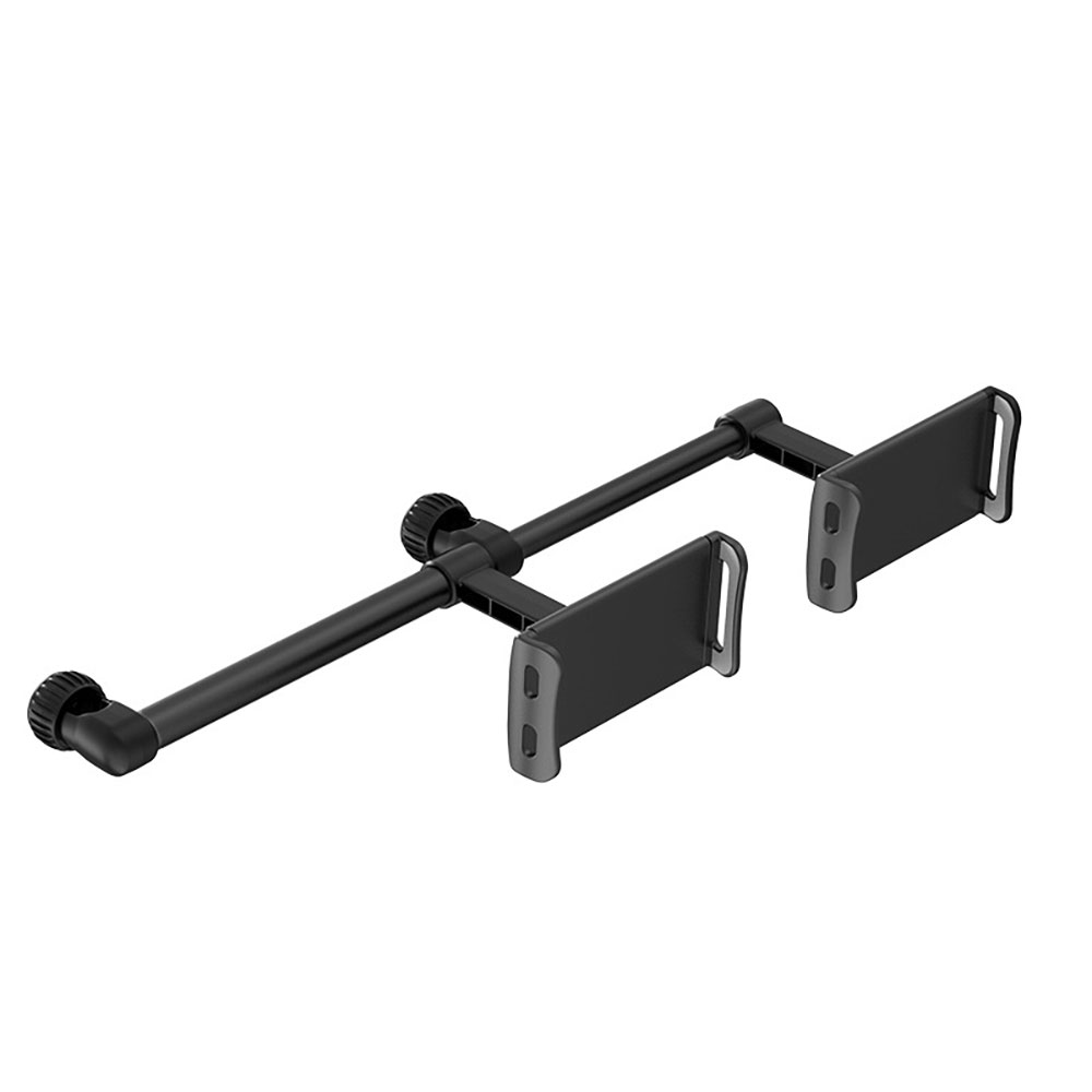 乐天商城 - 後部座席用 車載ホルダー タブレットホルダー 幅110-205mmまで スマートフォン タブレット 多機種対応 車載 スマホホルダー ヘッドレスト取付型 車載マウント 360度回転可能 ヘッドレストバー ◇FAM-CHZ-09