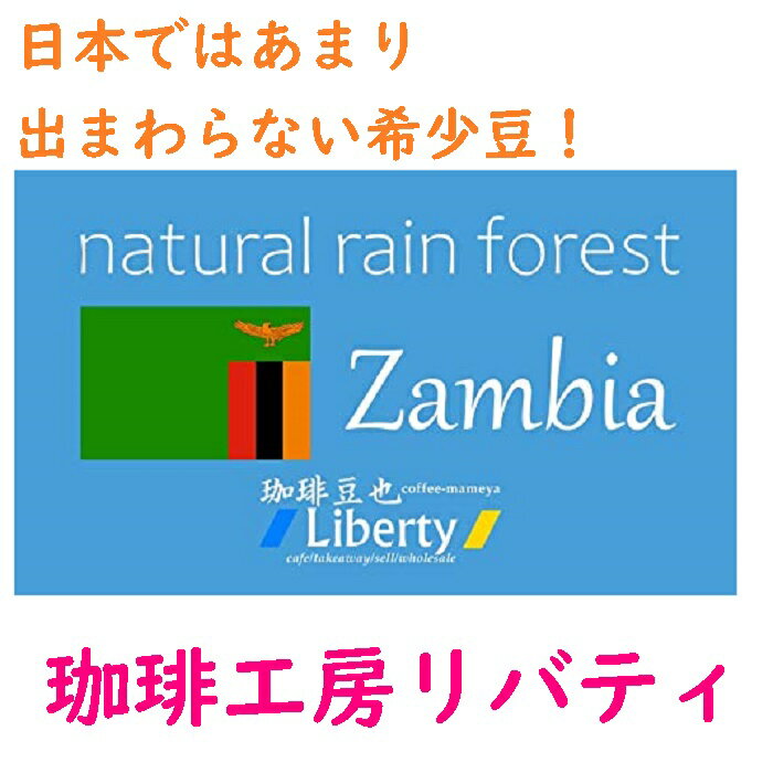 スペシャルティコーヒー レアコーヒー グレープフルーツを想わせる酸味が特徴！ ザンビア共和国 レインフォレスト 100g (豆のまま）