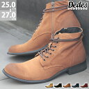 レースアップショートブーツ 5061 メンズ ショートブーツ 編み上げ レースアップ boots Dedes デデス