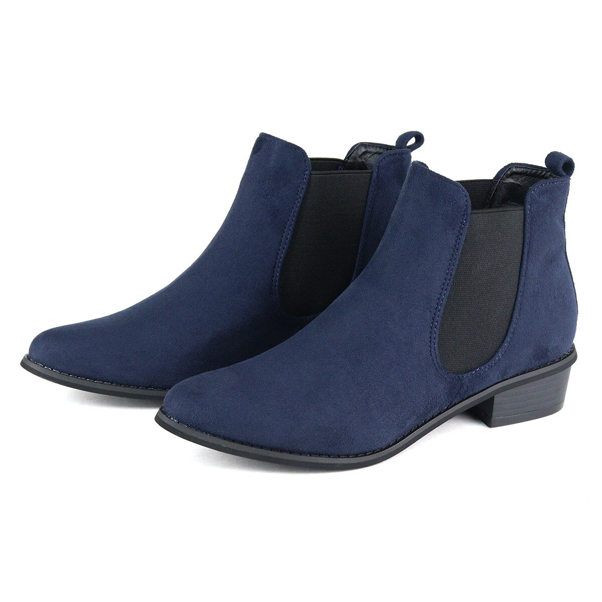 楽天市場】ショートブーツ（カラーブルー,ネイビー）（その他｜ブーツ