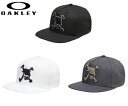 オークリー ゴルフ メンズ スカル キャップSKULL FLAT BRIM CAP FA 22.0カラー：BLACKOUT(02E)カラー：WHITE(100)カラー：GRAPHITE(00N)FOS901150