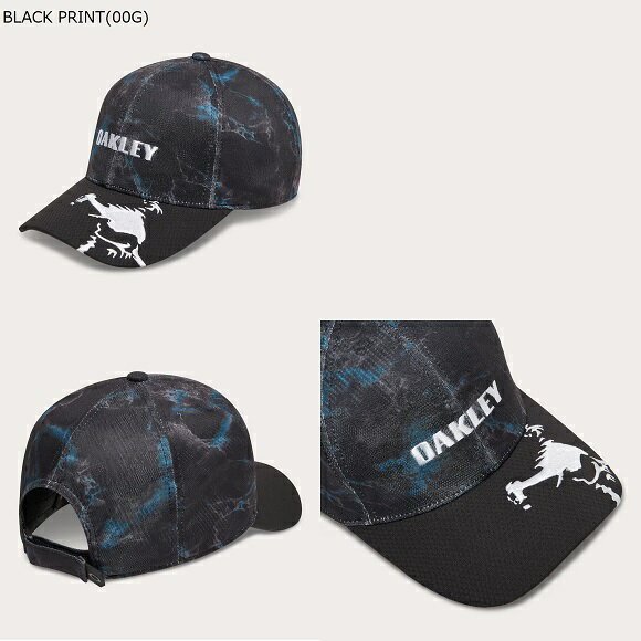オークリー ゴルフ メンズ スカル キャップ【OAKLEY】SKULL GRAPHIC CAP 24.0カラー：BLACK PRINT(00G)カラー：WHITE PRINT(186)カラー：BLUE PRINT(62K)カラー：BERRY PRINT(81J)FOS901703