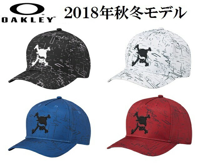 オークリー ゴルフ メンズ スカル キャップ【OAKLEY】SKULL GRAPHIC CAPカラー：BLACK PRINT(00G)カラー：WHITE PRINT(186)カラー：BLUE PRINT(62K)カラー：RED PRINT(40T)912057JP