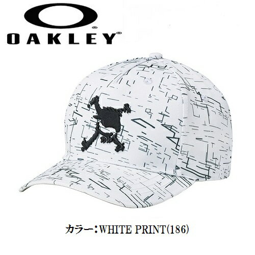 オークリー ゴルフ メンズ スカル キャップ【OAKLEY】SKULL GRAPHIC CAPカラー：BLACK PRINT(00G)カラー：WHITE PRINT(186)カラー：BLUE PRINT(62K)カラー：RED PRINT(40T)912057JP