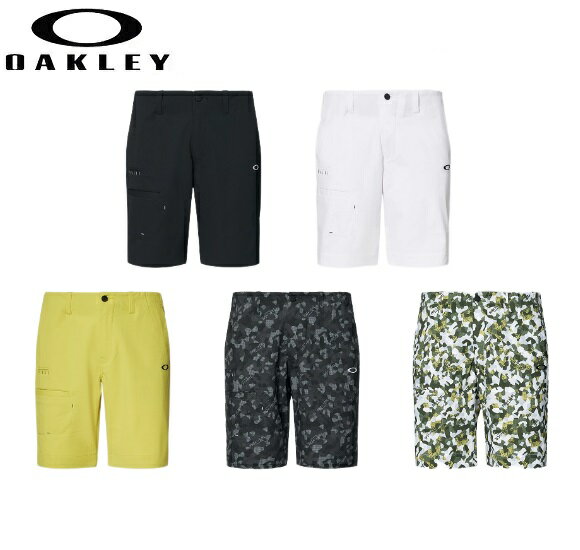 オークリー ゴルフ ウェア メンズ ショート パンツ【OAKLEY】ADDICTIVE SHORTS 5.0カラー：BLACKOUT(02E)カラー：WHITE(100)カラー：CITRUS(598)カラー：BLACK PRINT(00G)カラー：MOSAIC PRINT(01F)FOA405168