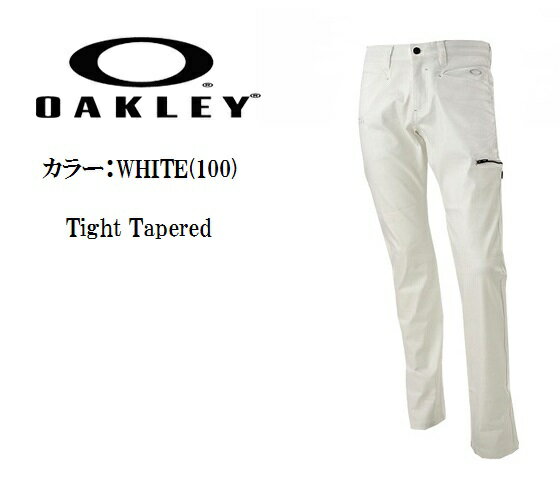 オークリー ゴルフ メンズ スカル パンツ 【OAKLEY】SKULL COATED TWILL TAPEREDカラー：BLACKOUT(02E)カラー：WHITE(100)カラー：PEACOAT(67Z)カラー：DEEP TEAL(75D)422422JPTight Tapered