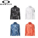 オークリー ゴルフ ウェア メンズ シャツ アウター【OAKLEY】PAISLEY HI-NECK LS SHIRTカラー:BLACK PRINT(00G)カラ...