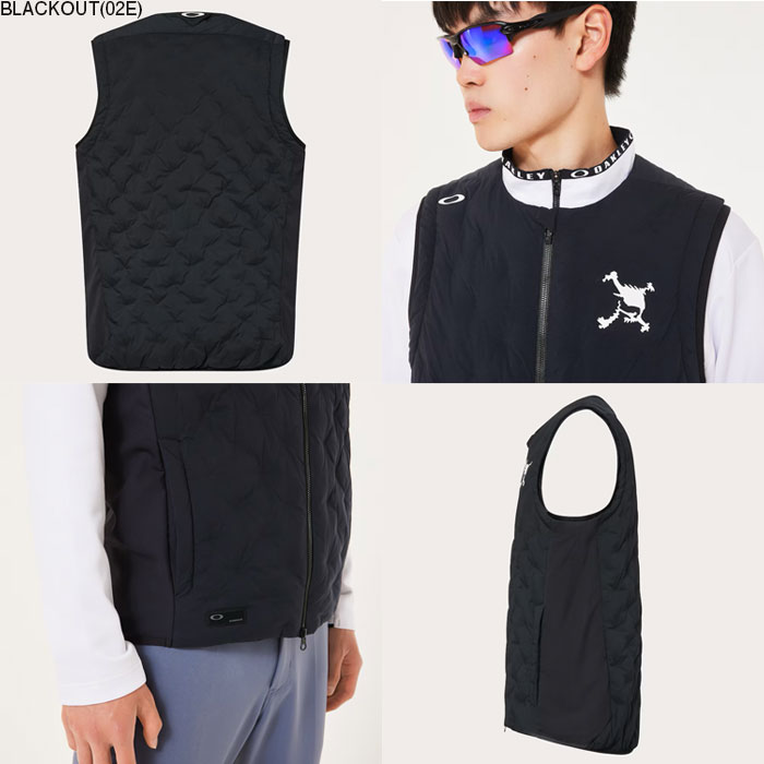 オークリー ゴルフ ウェア メンズ スカル チュブラー パフ ベスト【OAKLEY】Skull Tubular Puff Vestカラー：BLACKOUT(02E)カラー：WHITE(100)カラー：ANTIQUE BRONZE(87D)FOA408236
