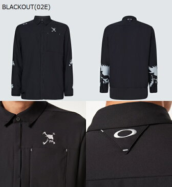 オークリー ゴルフ ウェア メンズ スカル シャツ【OAKLEY】SKULL FREQUENT LS SHIRTS 4.0カラー:BLACKOUT(02E)カラー:WHITE(100)カラー:AD WHITE/NAVY(123)カラー:BURNT ORANGE(700)FOA402848