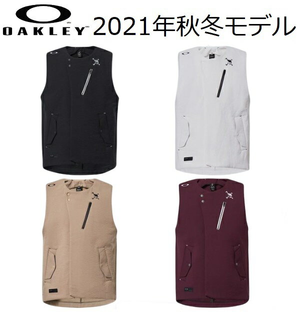 オークリー ゴルフ ウェア メンズ スカル ベスト【OAKLEY】SKULL BD FLEECE VESTカラー：BLACKOUT(02E)カラー：WHITE(100)カラー：RYE(30W)カラー：PURPLE HAZE(80V)FOA402850