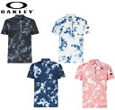 オークリー ゴルフ ウェア メンズ スカル シャツ【OAKLEY】SKULL BLEACH GRAPHIC SHIRT カラー：BLACK PRINT(00G)カラー：WHITE PRINT(186)カラー：BLUE STORM PRINT(66V)カラー：PINK PRINT(81Y)FOA403517