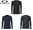 オークリー ゴルフ ウェア メンズ アンダー【OAKLEY】TECHNICAL BASE LAYER LS CREWカラー：BLACKOUT(02E)カラー：FATHOM(6AC)カラー：BLACK PRINT(00G)FOA404101 その1