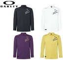 オークリー ゴルフ ウェア メンズ スカル シャツ【OAKLEY】SKULL REVOLVE 3D WV LS SHIRTカラー:BLACKOUT(02E)カラー:WHITE(100)カラー:GRAPE(81E)カラー:BRASS YELLOW(550)FOA404229(4)