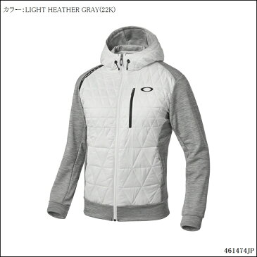 オークリー ゴルフ ウェア アウター トレーナー【OAKLEY】BARK FLEECE PUFF HOODY 3.0カラー:JET BLACK(01K)カラー:LIGHT HEATHER GRAY(22K)カラー:NAVY BLUE(60B)カラー:CANNON RED(414)461474JP
