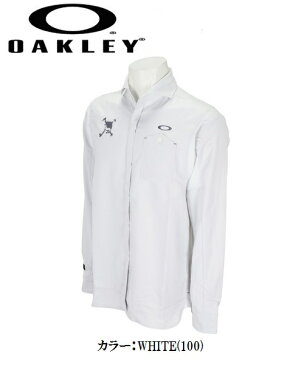 オークリー ゴルフ ウェア スカル シャツ【OAKLEY】SKULL FREQUENT LS SHIRTS【SLIM】カラー：BLACKOUT(02E)カラー：WHITE(100)カラー：SAPPHIRE(68C)401911JP