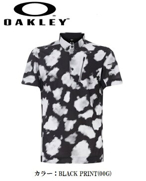 オークリー ゴルフ ウェア メンズ スカル 半袖 シャツ【OAKLEY】SKULL MOTTLE SHIRTSカラー：BLACK PRINT(00G)カラー：WHITE PRINT(186)カラー：GUNMETAL PRINT(25C)カラー：BLACK GEO PRINT(01G)434390JP