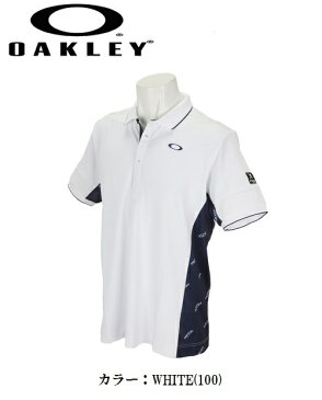 オークリー ゴルフ ウェア メンズ スカル 半袖 ポロ【OAKLEY】SKULL SIDE DIAGONAL POLOカラー：BLACKOUT(02E)カラー：WHITE(100)カラー：GRAPHITE(00N)カラー：FLASH BLUE(6FA)434393JP