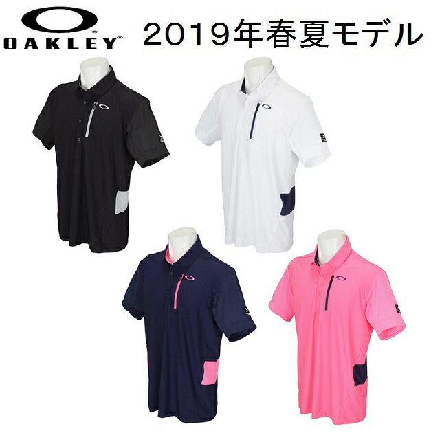 オークリー ゴルフ ウェア メンズ スカル 半袖 シャツ【OAKLEY】SKULL INTREPID MESH SHIRTSカラー：BLACKOUT 02E カラー：WHITE 100 カラー：PEACOAT 67Z カラー：NEON PINK 496 434397JP