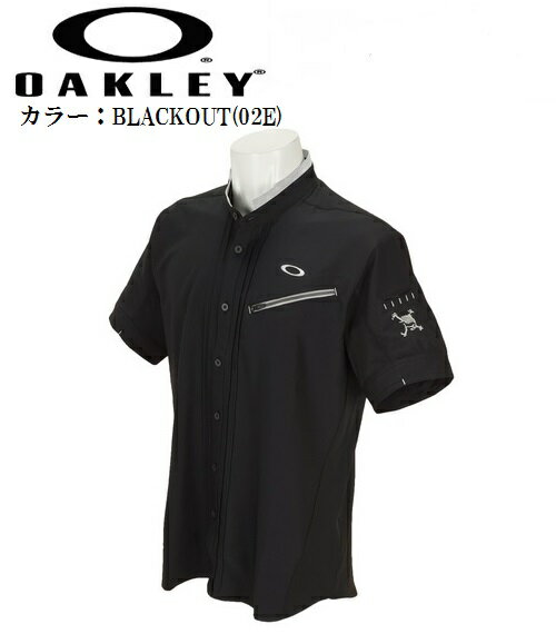 オークリー ゴルフ ウェア メンズ スカル 半袖 シャツ【OAKLEY】SKULL TUCK BAND SHIRTSカラー：BLACKOUT(02E)カラー：WHITE(100)カラー：GRAPHITE(00N)カラー：FLASH BLUE(6FA)401921JP