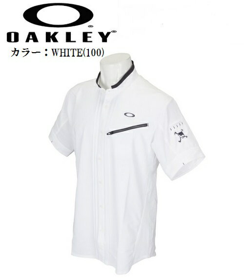 オークリー ゴルフ ウェア メンズ スカル 半袖 シャツ【OAKLEY】SKULL TUCK BAND SHIRTSカラー：BLACKOUT(02E)カラー：WHITE(100)カラー：GRAPHITE(00N)カラー：FLASH BLUE(6FA)401921JP