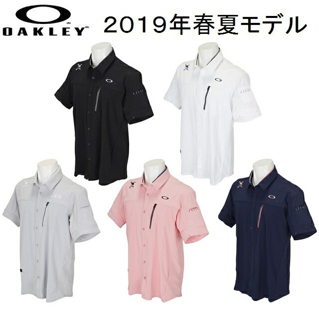 オークリー ゴルフ ウェア メンズ スカル 半袖 シャツ【OAKLEY】SKULL BREATHABLE WOVEN SHIRTS 2.0カラー：BLACKOUT 02E カラー：WHITE 100 カラー：GRAY SLATE 22P カラー：SEPIA ROSE 40J …