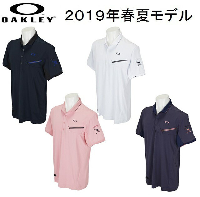 オークリー ゴルフ ウェア メンズ スカル 半袖 シャツ【OAKLEY】SKULL ORDERLY DOT SHIRTSカラー：BLACKOUT 02E カラー：WHITE 100 カラー：SEPIA ROSE 40J カラー：PEACOAT 67Z 434394JP