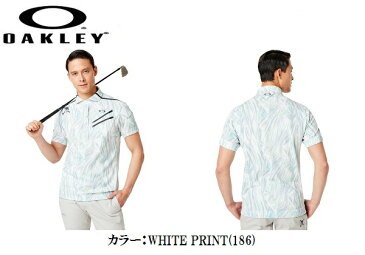 オークリー ゴルフ ウェア メンズ スカル 半袖 シャツ【OAKLEY】SKULL SPLENDOR SHIRTSカラー:BLACK PRINT(00G)カラー:WHITE PRINT(186)カラー:GUNMETAL PRINT(25C)カラー:BLUE PRINT(62K)カラー:PINK PRINT(81Y)