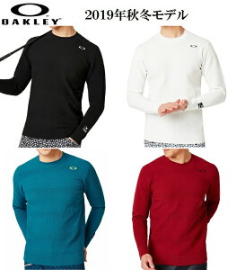 オークリー ゴルフ ウェア メンズ スカル 長袖 セーター【OAKLEY】SKULL SINUOUS SWEATER CREWカラー：BLACKOUT(02E)カラー：WHITE(100)カラー：MOROCCAN BLUE(68T)カラー：RASPBERRY(45A)461793JP