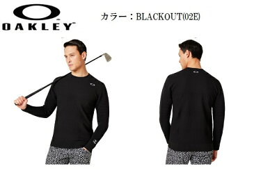 オークリー ゴルフ ウェア メンズ スカル 長袖 セーター【OAKLEY】SKULL SINUOUS SWEATER CREWカラー：BLACKOUT(02E)カラー：WHITE(100)カラー：MOROCCAN BLUE(68T)カラー：RASPBERRY(45A)461793JP