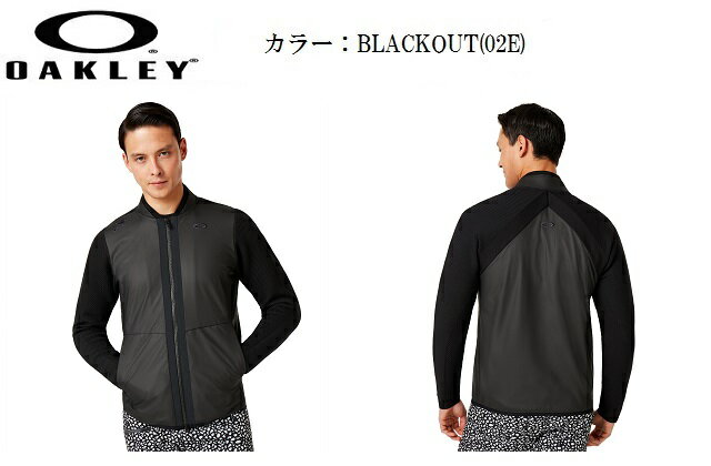 オークリー ゴルフ ウェア メンズ スカル 長袖 ジャケット【OAKLEY】SKULL SYNCHRONISM MIX JACKET 3.0カラー：BLACKOUT(02E)カラー：WHITE(100)カラー：MOROCCAN BLUE(68T)412847JP