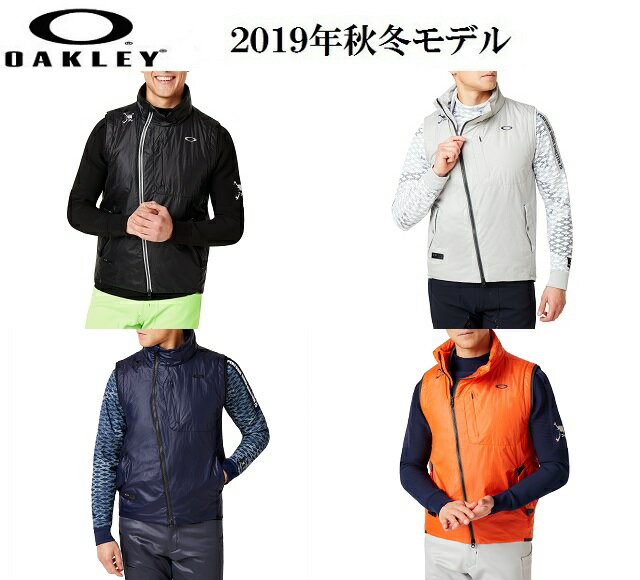 オークリー ゴルフ ウェア メンズ スカル 中綿 ベスト【OAKLEY】SKULL LUSTER INSULATION VESTカラー：BLACKOUT(02E)カラー：GRAY SLATE(22P)カラー：PEACOAT(67Z)カラー：CORAL GLOW(823)412852JP