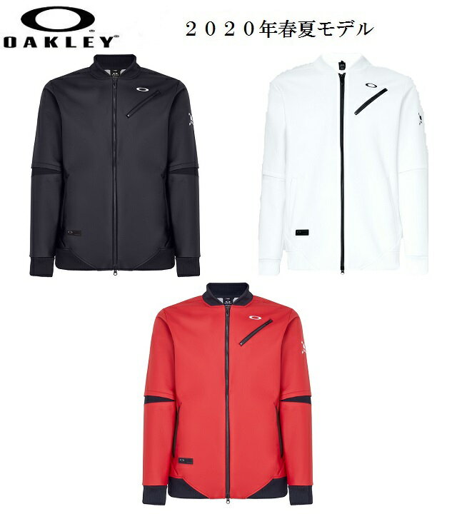 オークリー ゴルフ ウェア メンズ スカル ブルゾン【OAKLEY】SKULL AMOROUS SWEAT BLOUSONカラー：BLACKOUT(02E)カラー：WHITE(100)カラー：RED LIGHT(420)FOA400804