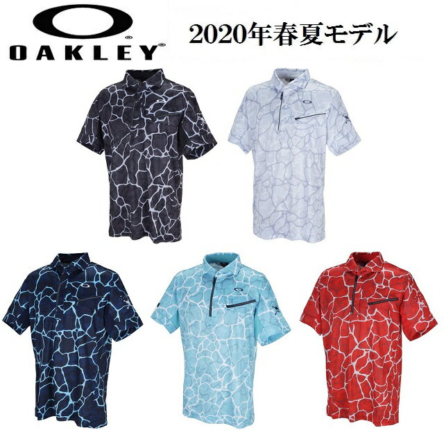 オークリー ゴルフ ウェア メンズ スカル シャツ【OAKLEY】SKULL BREATHABLE GRAPHIC SHIRTS 2.0カラー：BLACK PRINT(00G)カラー：WHITE PRINT(186)カラー：BLUE STORM PRINT(66V)カラー：SKY BLUE PRINT(65F)カラー：RED PRINT(40T)FOA400799