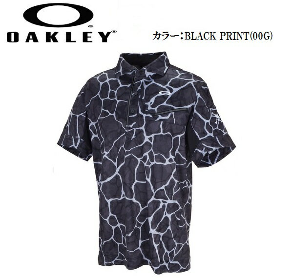 オークリー ゴルフ ウェア メンズ スカル シャツ【OAKLEY】SKULL BREATHABLE GRAPHIC SHIRTS 2.0カラー：BLACK PRINT(00G)カラー：WHITE PRINT(186)カラー：BLUE STORM PRINT(66V)カラー：SKY BLUE PRINT(65F)カラー：RED PRINT(40T)FOA400799