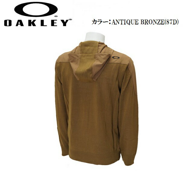 オークリー ゴルフ ウェア スカル セーター アウター【OAKLEY】SKULL WB HOODED SWEATERカラーANTIQUE BRONZE(87D)432855JP