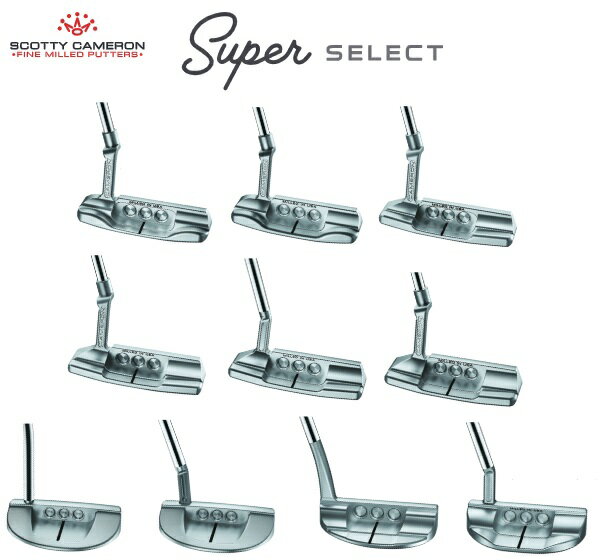 タイトリスト スコッティキャメロン パター SCOTTY CAMERON SUPER SELECTタイトリスト スコッティ キャメロン スーパー セレクト長さ：33,34,35インチ付属品：専用ヘッドカバー