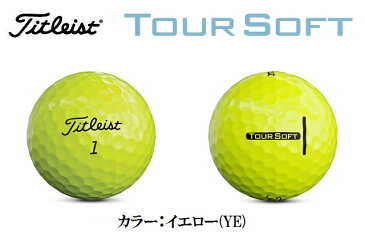 タイトリスト ゴルフ ボール【Titleist】TOUR SOFT 2020タイトリスト ツアー ソフト1ダース(12球)カラー:ホワイト(WT)カラー:イエロー(YE)