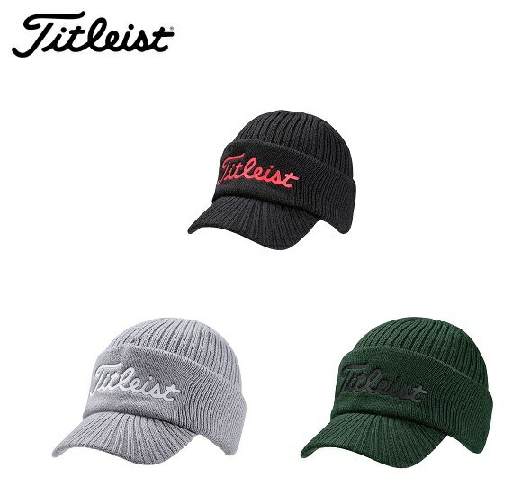 タイトリスト タイトリスト ゴルフ メンズ ニットキャップ【Titleist】イヤーウォーマー キャップカラー:ブラックカラー：グレーカラー：パイングリーンTH21MWTEWK