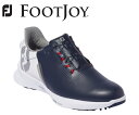 フットジョイ ゴルフ メンズ シューズ【FootJoy】FUEL BOAフューエル ボアカラー：ネイビー(55447)素材:防水人工皮革ウィズ:W送料無料 1